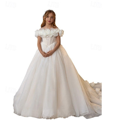 Dress Girls' Girl Communion First Formal Flower