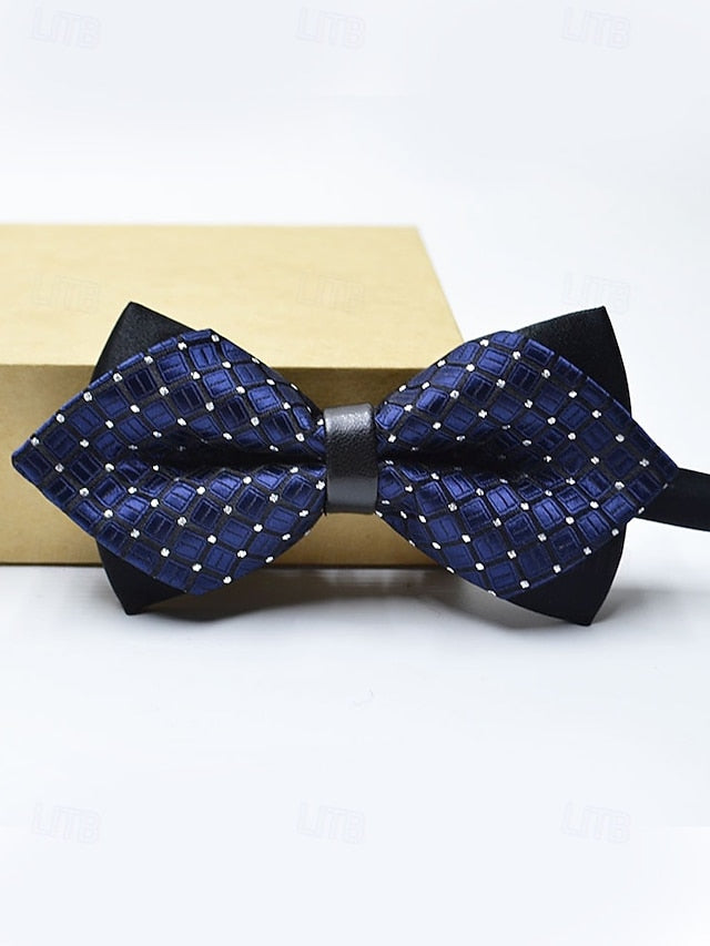 with Men's Tie Christmas Pattern Bow Geometric
