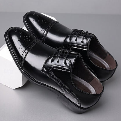 with and White Color-Blocked Shoes Men's Black