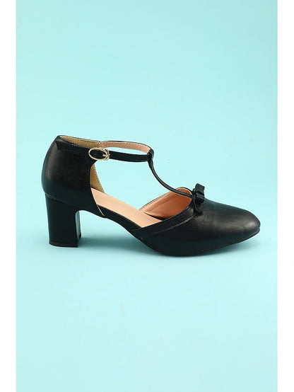 Roaring Vintage Heels Shoes T-strap 20s Retro heels Chunky 1950s