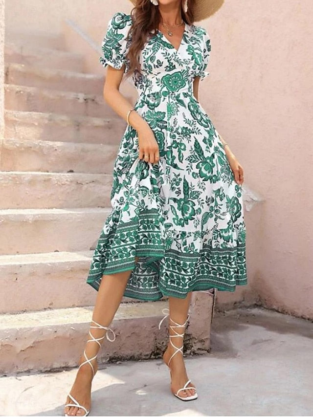 Women's Midi Dress Casual Dress Swing Dress A Line Dress