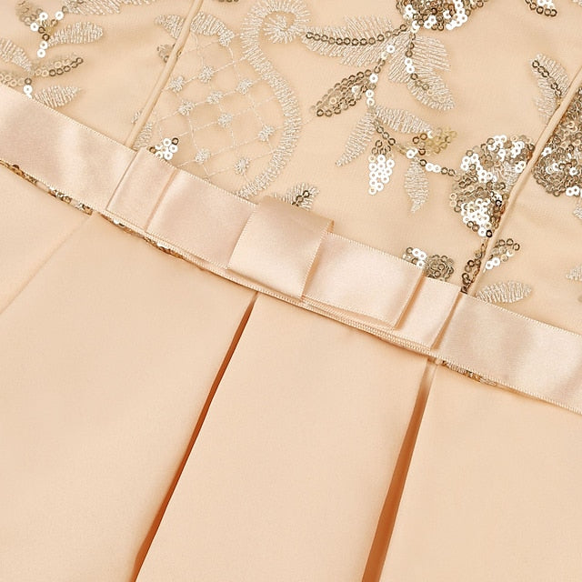 Party Dress Kids Sleeveless Girls' Color Solid Formal