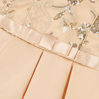 Party Dress Kids Sleeveless Girls' Color Solid Formal