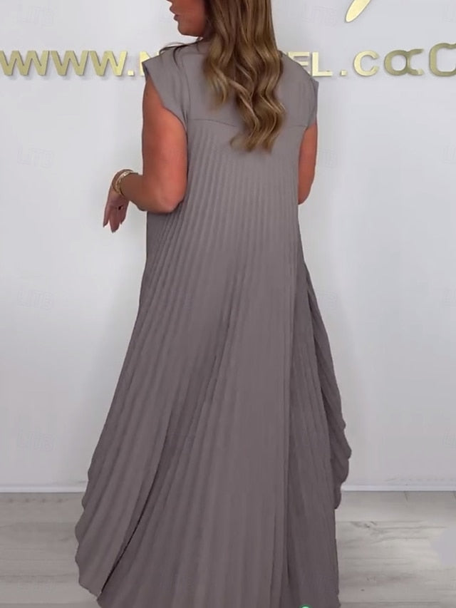 Women's Pants Sets Bolero Top Sleeveless Round Neck Plain