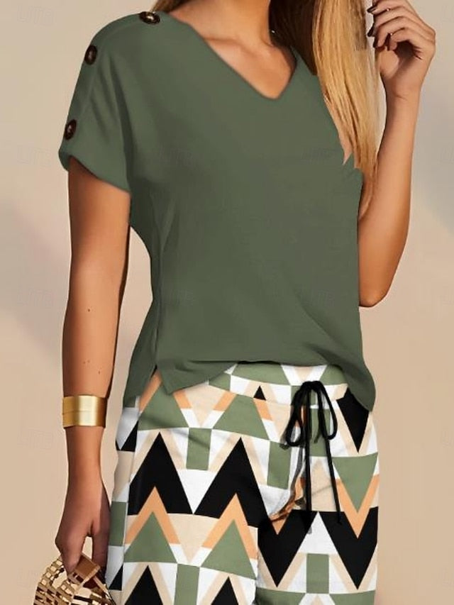 Women's 2 Pieces Fashion Streetwear Daily Shorts Sets Short