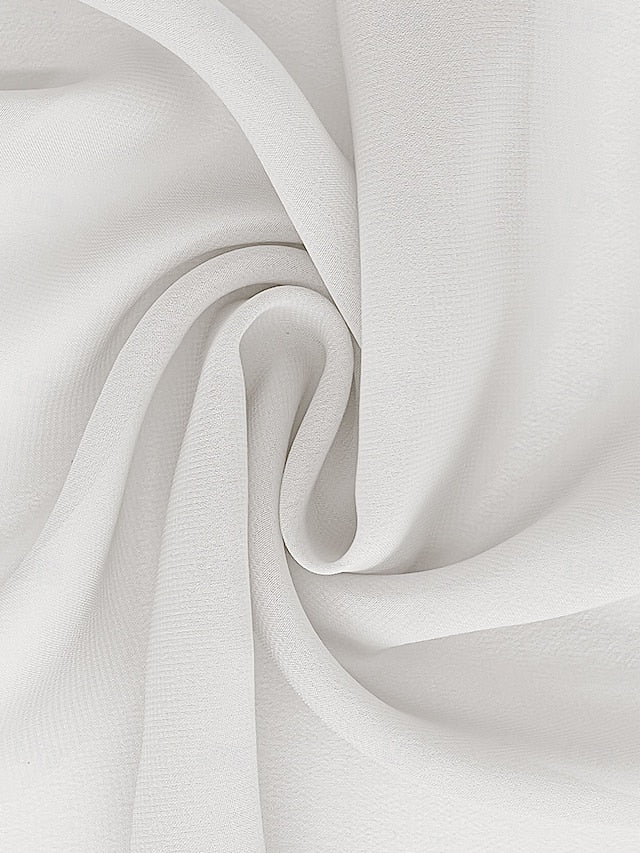 A-Line Ankle Length Little White Dress Party Dresses Bridal