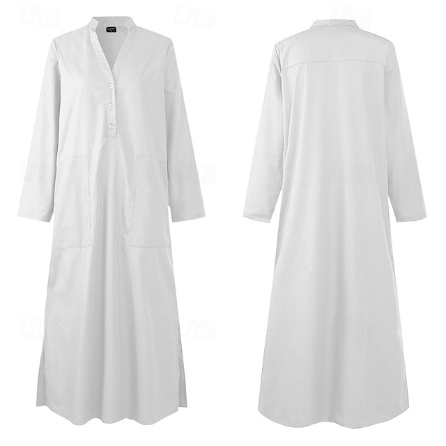 Women's Long Dress Maxi Dress Casual Dress Cotton Linen