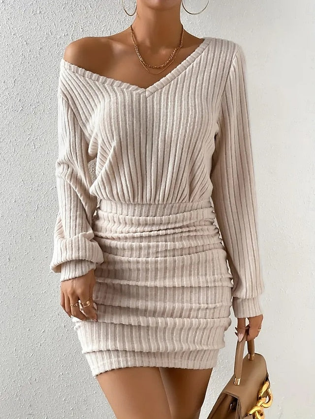 Women's Mini Dress Sheath Dress Casual Daily Regular Fit