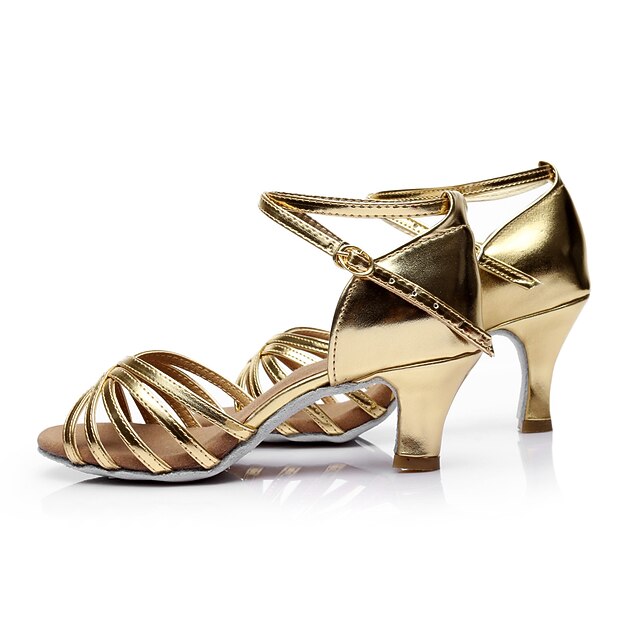 Shoes Satin Design Strappy Women's and Dance with Latin