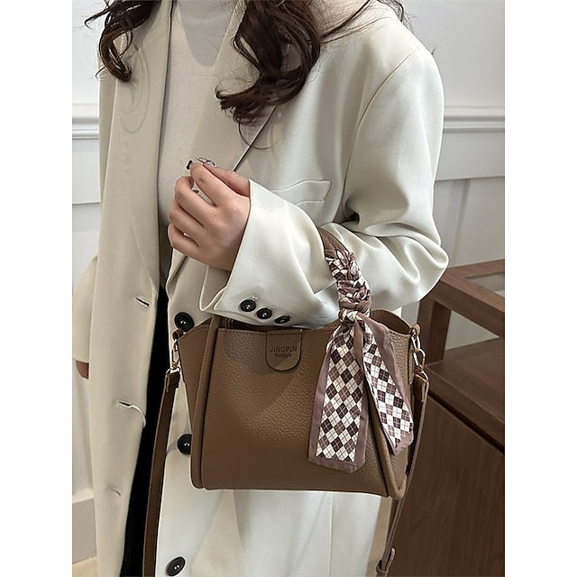 Handbag Bag Bags Shoulder Crossbody Women's Bucket PU