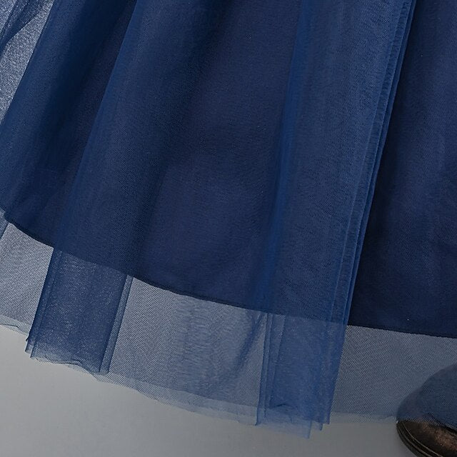 Sleeveless Dress Special Wedding Kids Party Girls' Floral