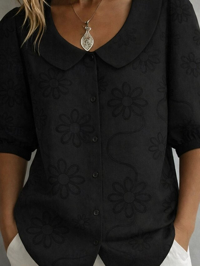 Women's Shirt Button Down Shirt Casual Shirt Blouse Buttons