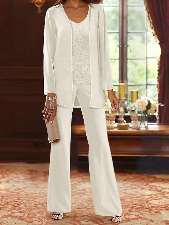of Beach Mother Bride Piece the Formal Wedding Pantsuit 3