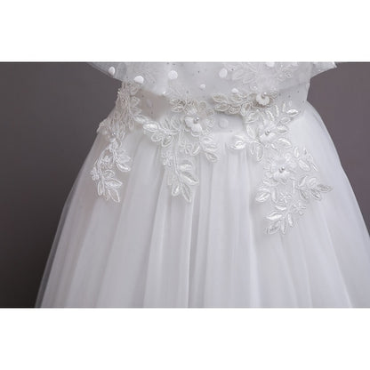 Solid Flower Kids Girls' Dress Party Girl Color