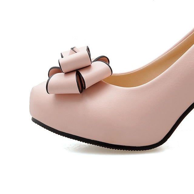 Heel Lolita PU Girls' Heels Shoes Cosplay Daily