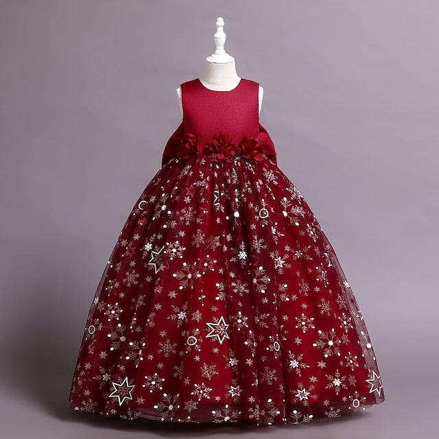 Party Flower Kids Line Girls' Little Wedding Dress A