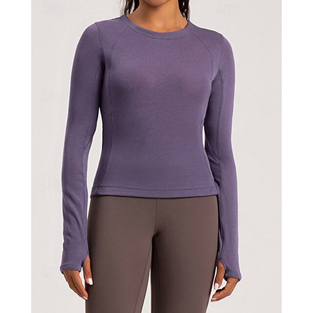 Women's Solid Colored Tennis Shirt Sport Top Stylish