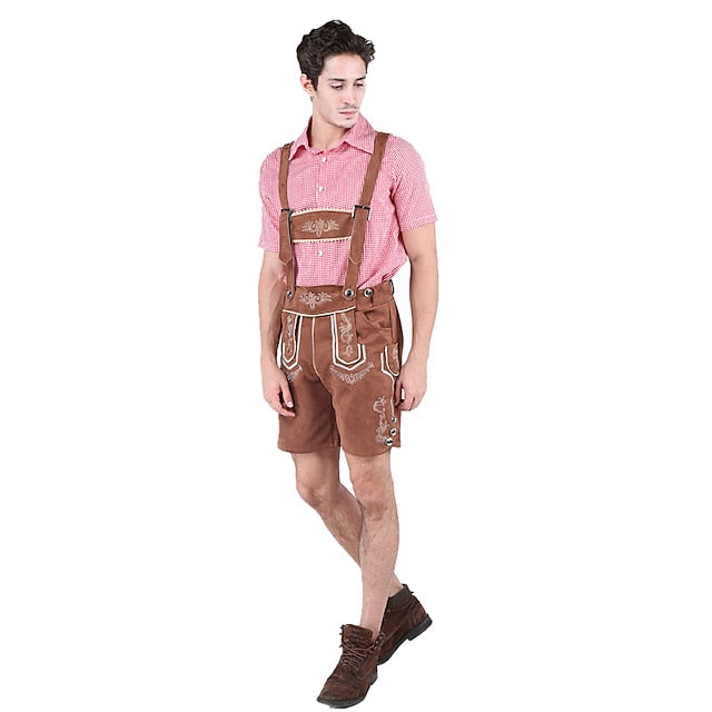 Couples Oktoberfest Beer Costume Blouse Shirt Dirndl Dress