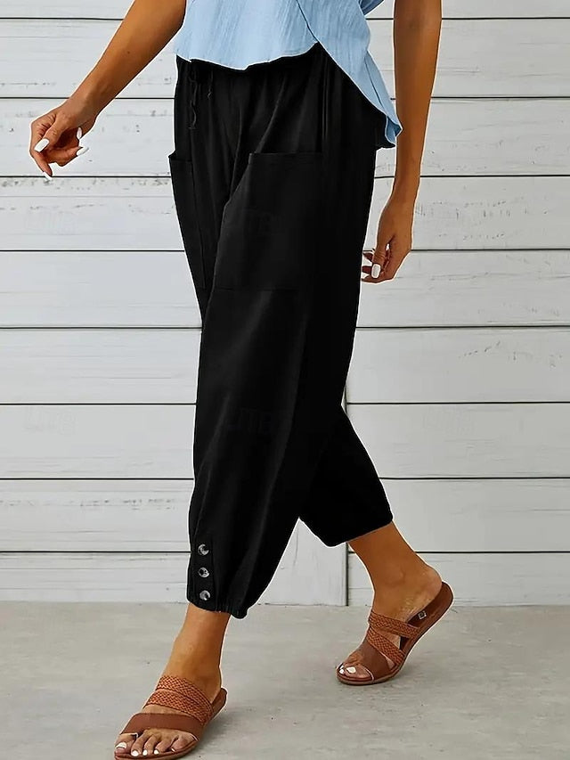 Women's EU / US Size Relaxed Harem Pants Casual Harlem