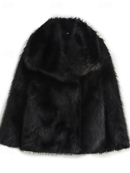 Furs Coat Comfortable Leathers Fur Faux Women's Warm