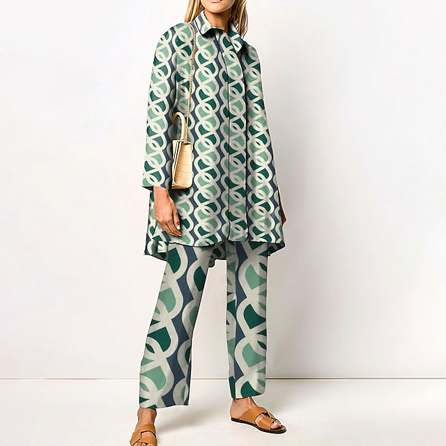 Women's 2 Pieces Streetwear Daily Neon & Bright Shirt