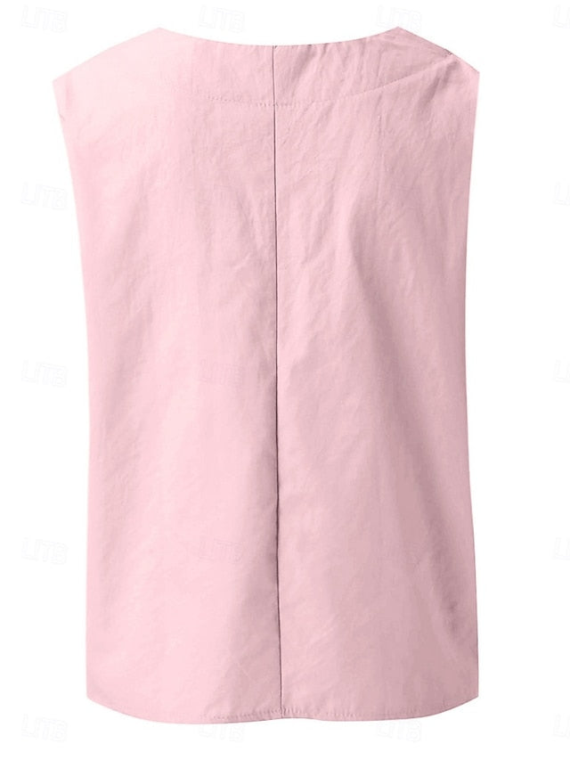 Women's Camisole Tank Top Solid Color Daily Casual