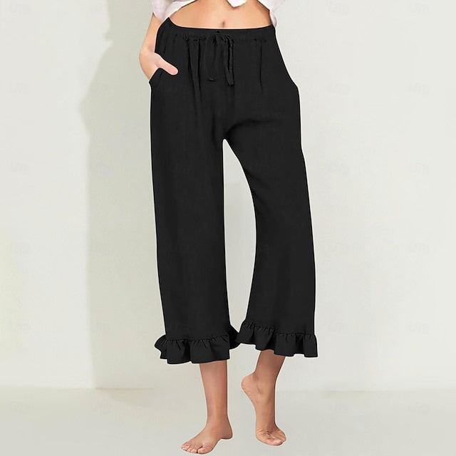 Women's EU / US Size Capri shorts Fashion Casual Capris