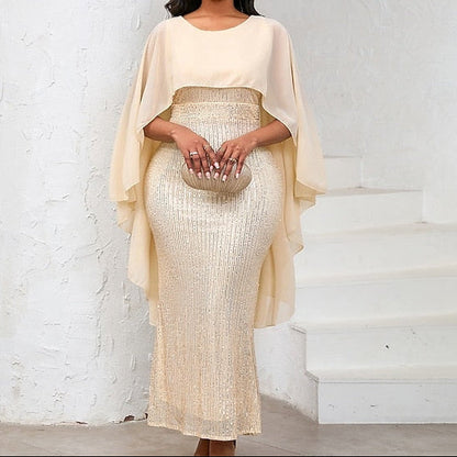 of the Length Mother Elegant Crew Floor Bride Neck Dress