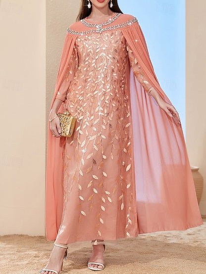 Bride Cape Vintage A-Line the Mother of Elegant Dress