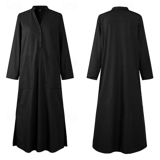 Women's Long Dress Maxi Dress Casual Dress Cotton Linen