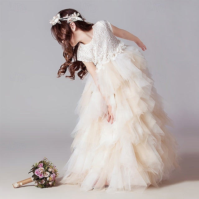 Girl Flower Girls' Dress Princess Kid's