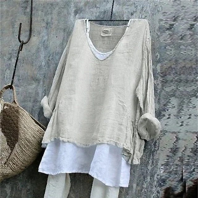 Women's T Shirt Tee Top Plain Fashion Modern Short Sleeve V