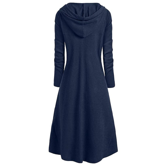 Women's Pullover Solid Color Casual Long Sleeve Regular Fit