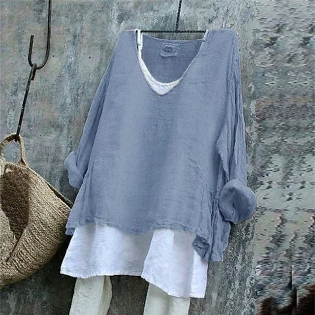 Women's T Shirt Tee Top Plain Fashion Modern Short Sleeve V