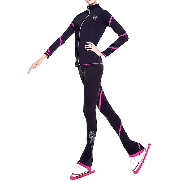 Figure Skating Jacket with Pants Women's Girls' Ice