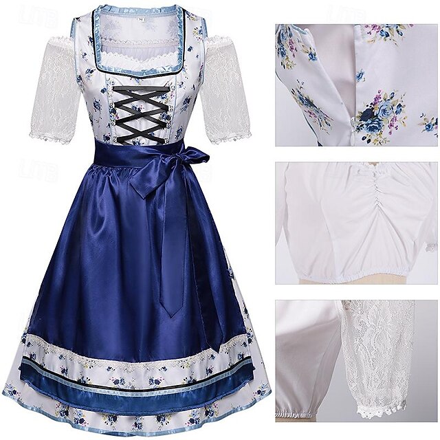 Oktoberfest Dress Outfits Dirndl Bavarian Maid German Munich