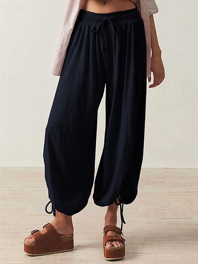 Women's Chinos Bloomers Vacation Streetwear Casual Full