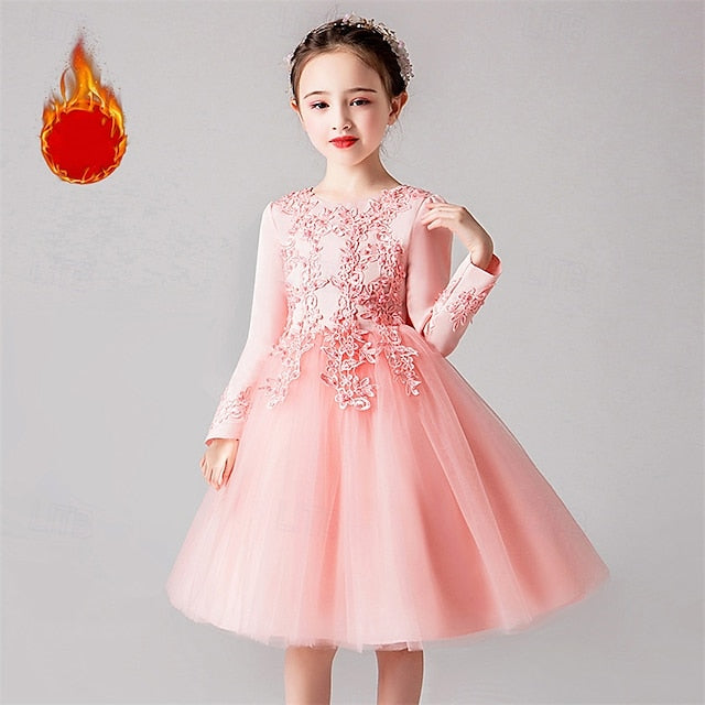Girls' Kid's Princess Girl Dress Flower