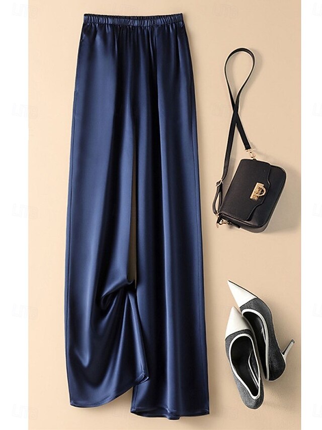 Women's Culottes Wide Leg Wide Leg Chinos Straight Elegant