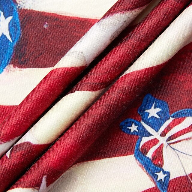 Independence Day Patriotic Shirt Women's T Shirt Flag