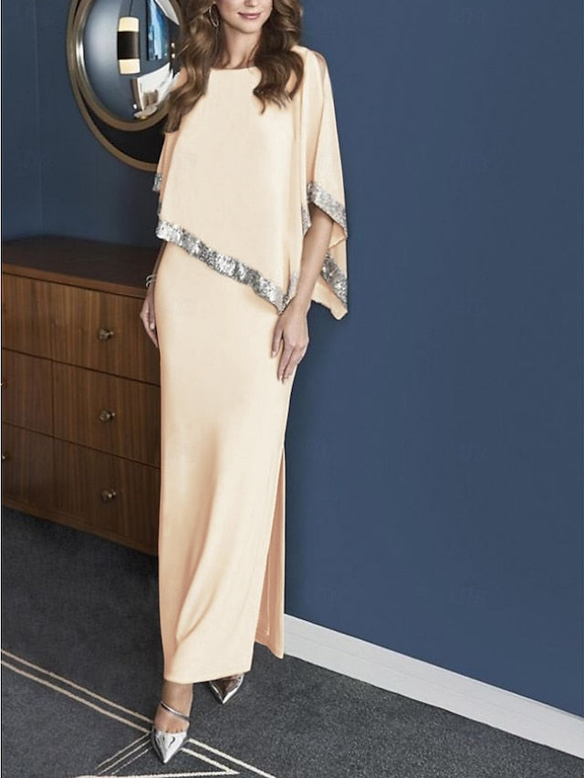 Beach Sheath Mother Guest of Dress Bride the Wedding