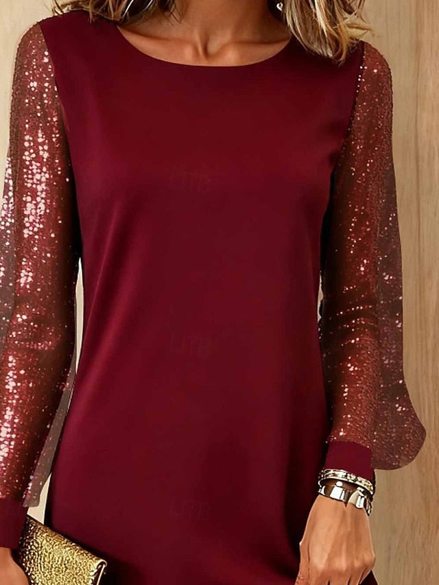 Women's Mini Dress Sequin Dress Party Dress Cocktail Dress