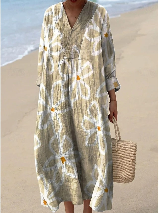 Women's Maxi Dress Shift Dress Casual Going out Loose Fit