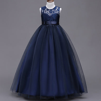 Dress Girls' Gown Girl Flower Party Evening