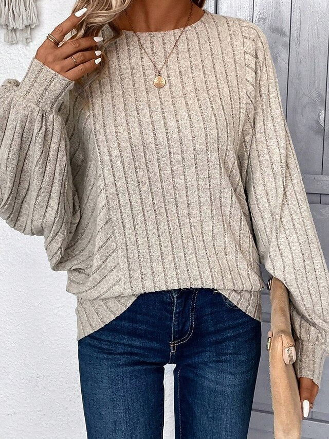 Top Women's Color Fashion Tee Solid Classic T Stylish Shirt