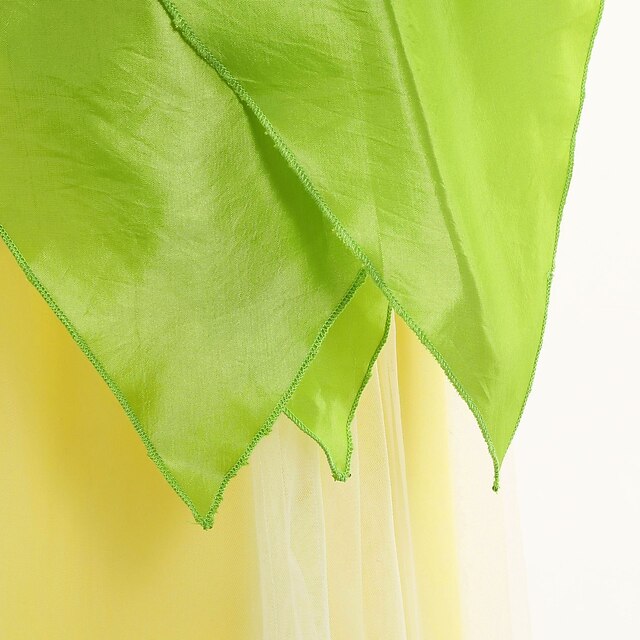 Bell Princess Fairytale Tiana Theme Dress Girl Tinker Flower