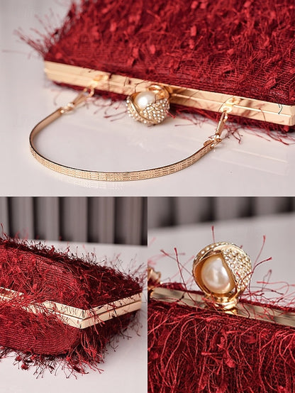 Green Handbag Elegant Women's – Party Red Christmas