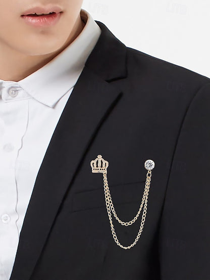 and Velvet Chain Men's Detail – Bow Tie Crown with