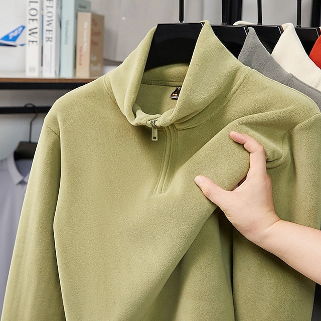 Women's Zip Up Top Polar Fleece Sweatshirt Long Sleeve Top