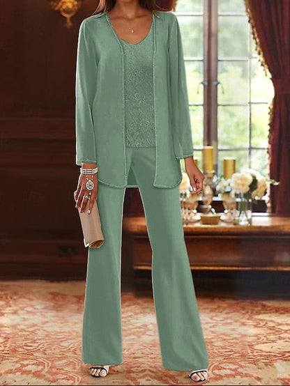 of Beach Mother Bride Piece the Formal Wedding Pantsuit 3